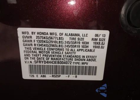 2014 Acura Mdx Technology Package z USA, uszkodzony, nr VIN 5FRYD4H43EB004072